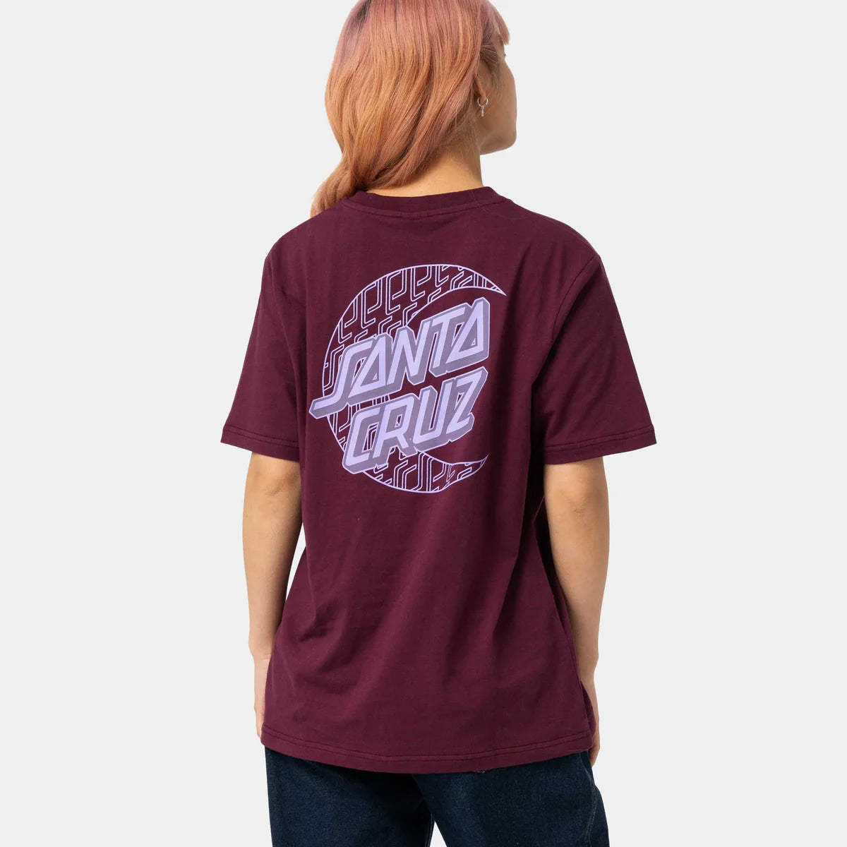 T-shirt Imprint moon viola
