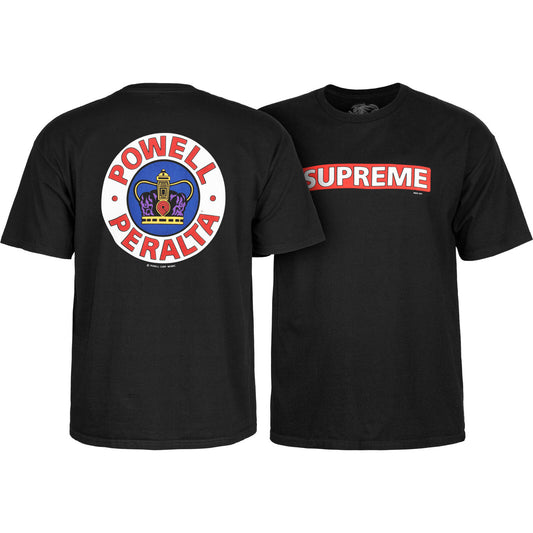 T-Shirt Supreme nero