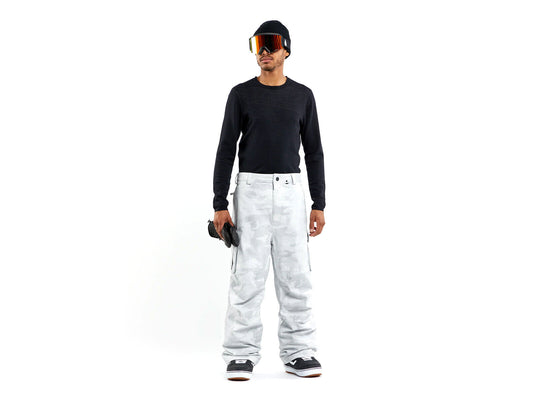 Pantalone da neve L Gore-tex militare bianco/grigio