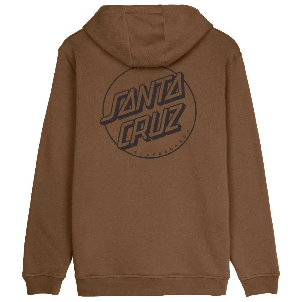 Felpa Tonal opus con cappuccio marrone