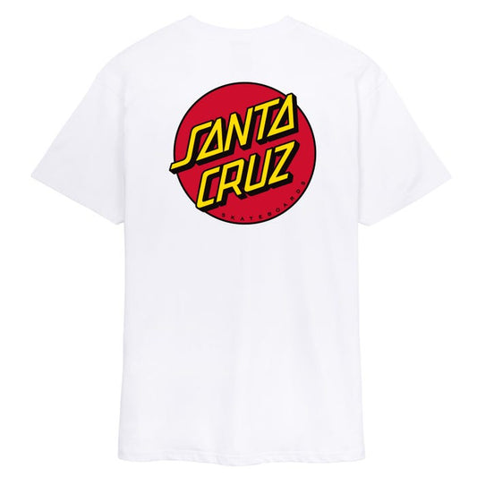 T-Shirt Santa Cruz bianco