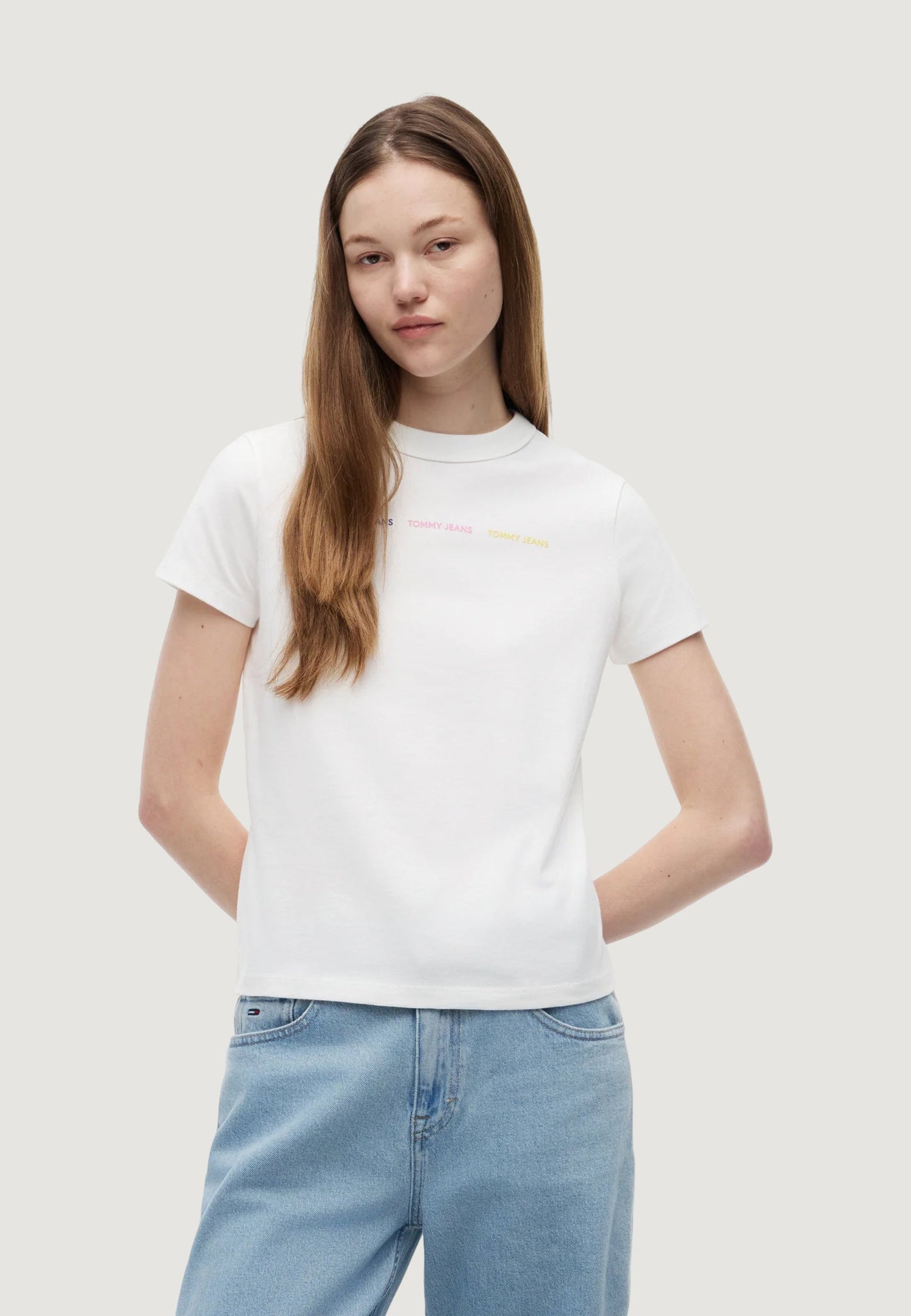 T-Shirt Tommy jeans bianco