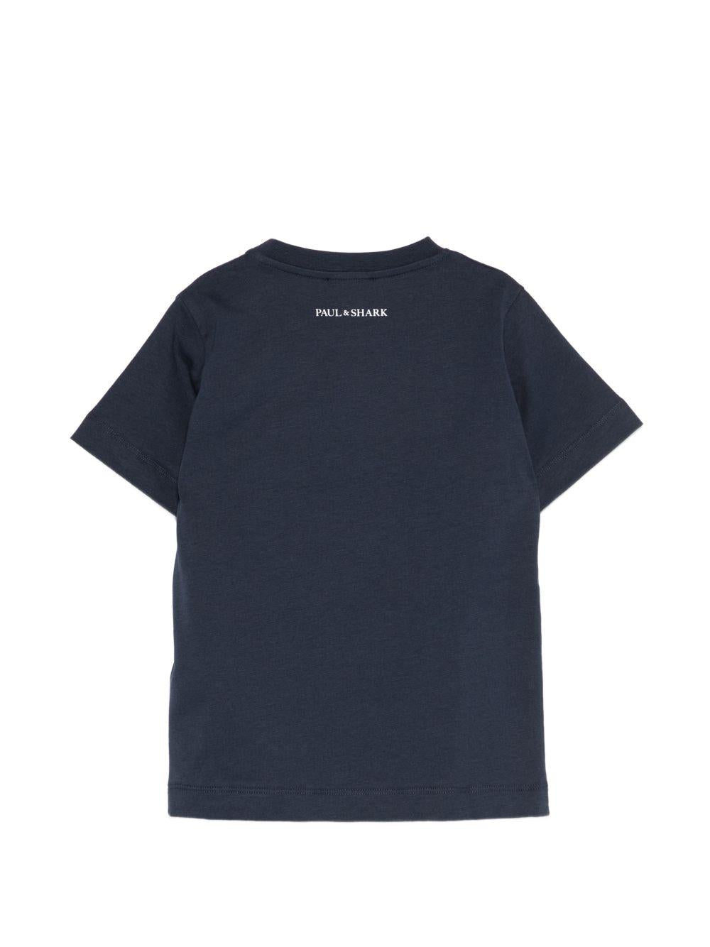 T-Shirt Paul & Shark blu - 4/12 ANNI