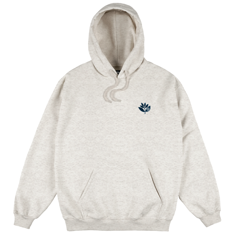 Felpa Denim plant con cappuccio grigio