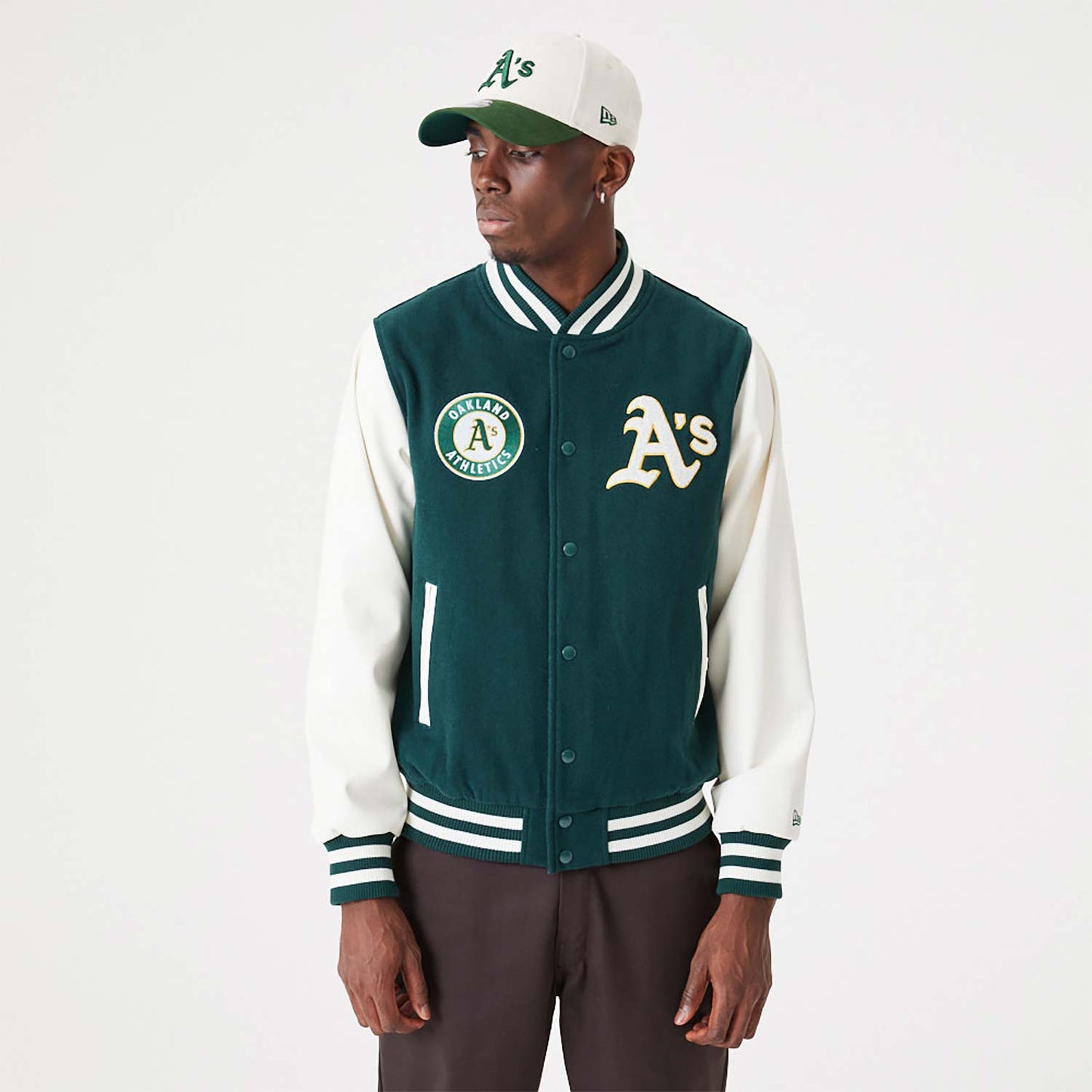 Giacca Varsity Oakath verde