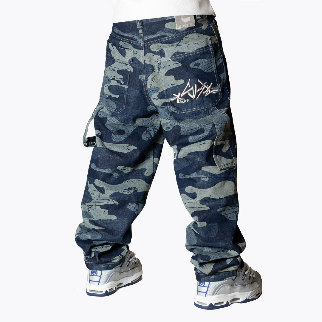 Jeans Blue skin in denim a fantasia