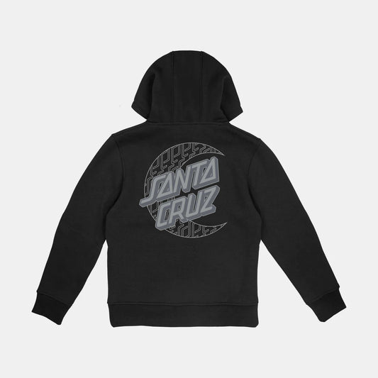 Felpa Imprint moon con cappuccio nero - 6/14 ANNI