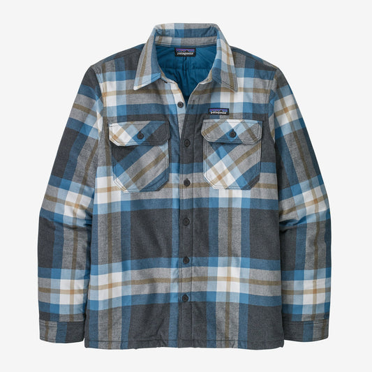 Giacca Camicia Insulated blu