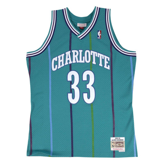 Canotta Charlotte Hornets Road 1992/1993 - Alonzo Mourning