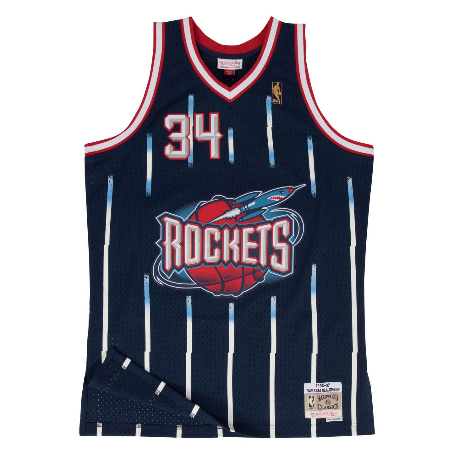 Canotta Houston Rockets Road - Hakeem Olajuwon